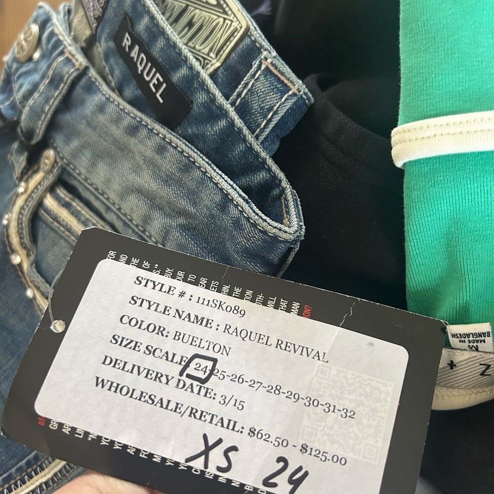 NWT Affliction Raquel Revival Women's Blue Jeans - Picture 9 of 11